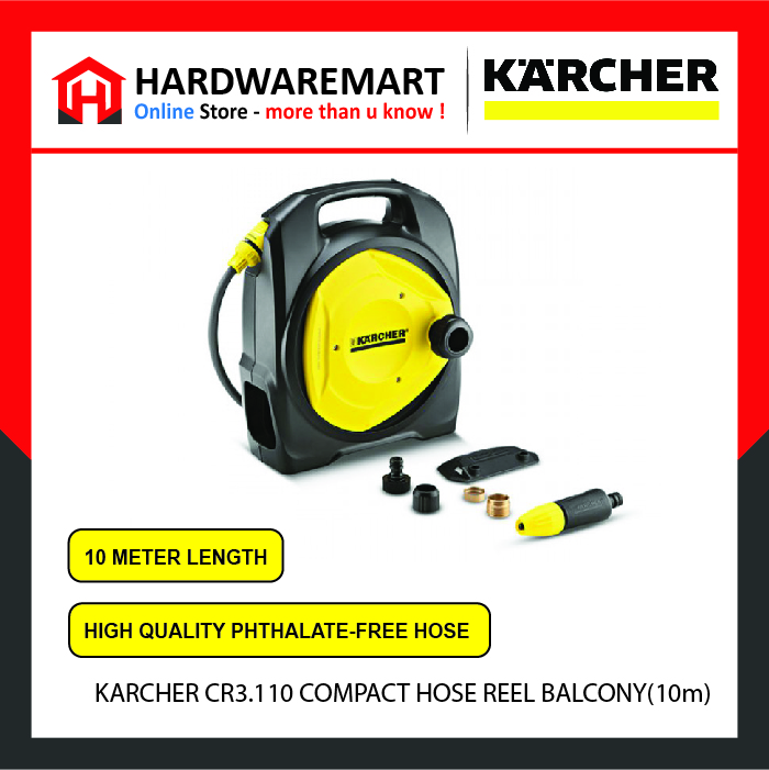 16 KARCHER CR3.110 COMPACT HOSE REEL BALCONY (10M)