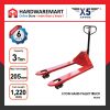 Hardwaremart X5 template-52 3 Ton Heavy Duty Hand Pallet Truck Manual Pallet Jack Hand Trak palet 手动搬运车