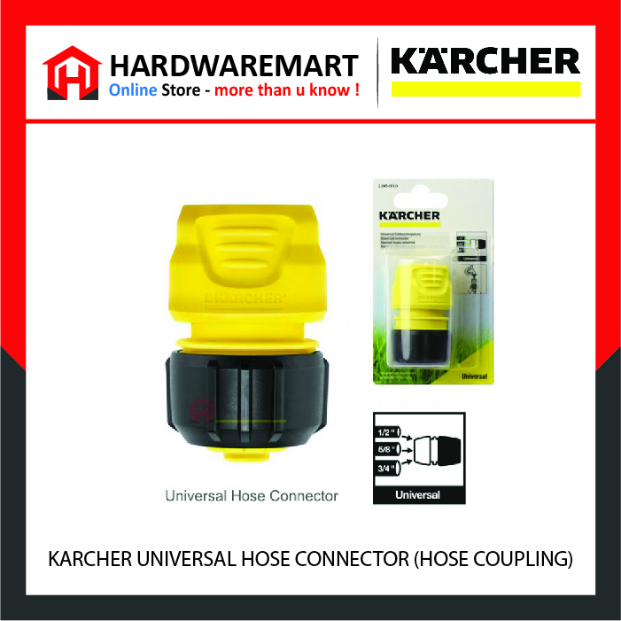 Hardwaremart template-12 KARCHER UNIVERSAL HOSE CONNECTOR (HOSE COUPLING)