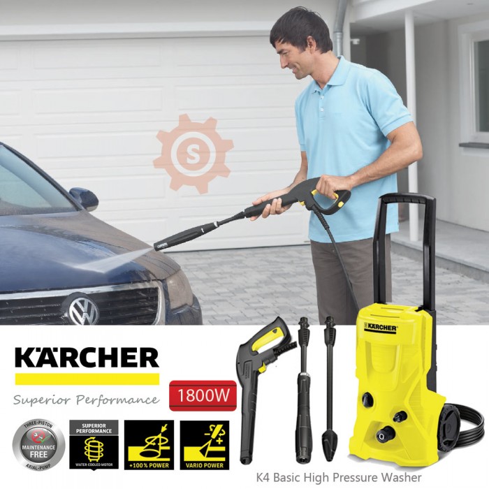 Karcher_Machine_56_1724809621.png KARCHER K4 BASIC HIGH PRESSURE WASHER (1800W/130BAR)