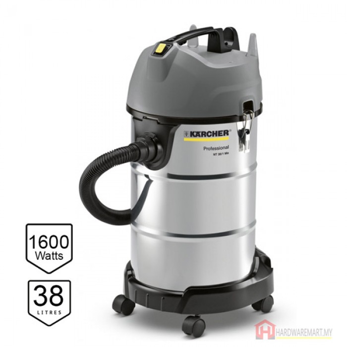 Asset_3-20_1650290843.jpg KARCHER NT 38/1 WET & DRY VACUUM CLEANER (1500W/38L/227MBAR)