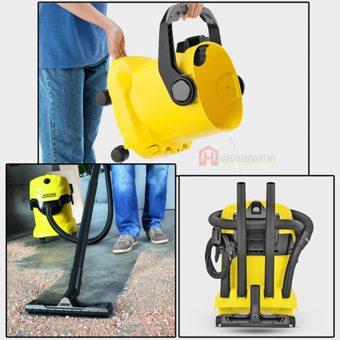 KWD4-01 KARCHER WD4 WET & DRY MULTIPURPOSE VACUUM CLEANER (1000W/20L)