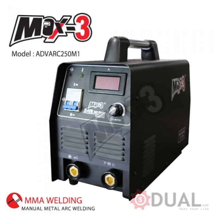 Hardwaremart MAX3 template-35 MAX-3 *250A MMA STICK WELDING MACHINE ADVARC250M1