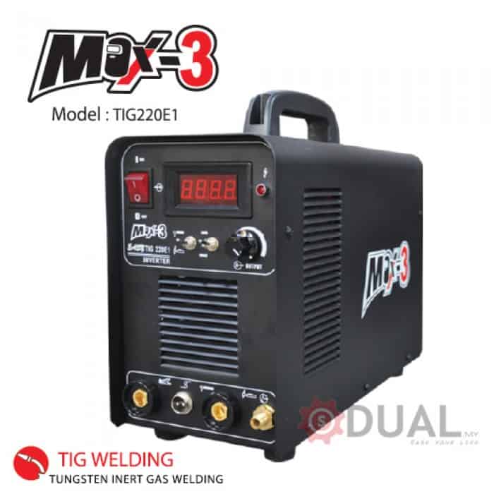 Hardwaremart MAX3 template-05 MAX-3 *200A TIG WELDING MACHINE-INVERTER TIG220E1