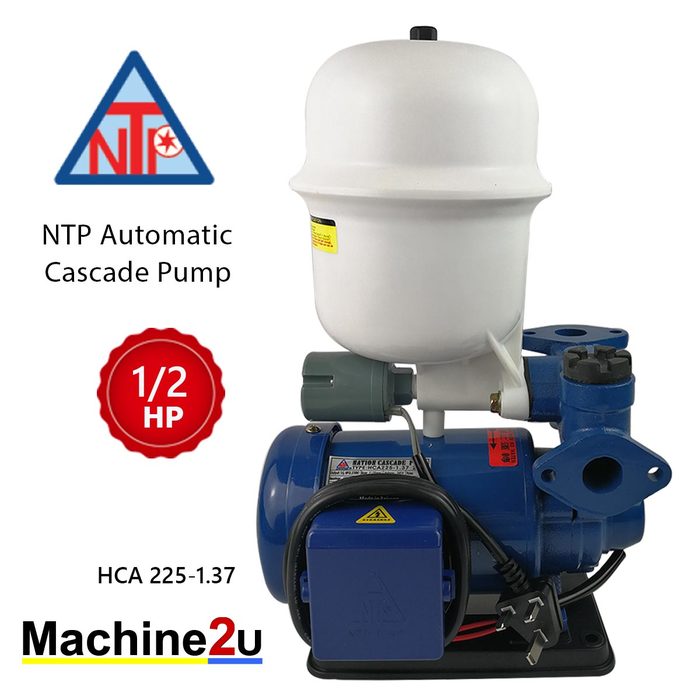 Hardwaremart template-01-01 NTP AUTOMATIC BOOSTER WATER PUMP (0.5HP / 370W)