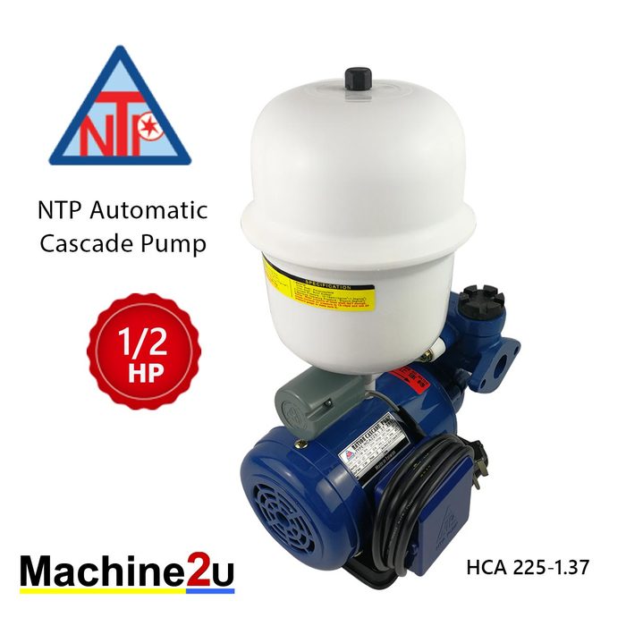 Hardwaremart template-01-01 NTP AUTOMATIC BOOSTER WATER PUMP (0.5HP / 370W)