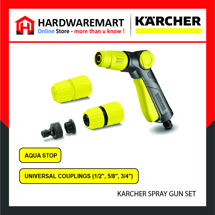b KARCHER SPRAY GUN SET