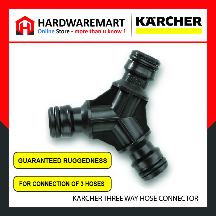 karcher three way hose connector-01 KARCHER THREE WAY HOSE CONNECTOR