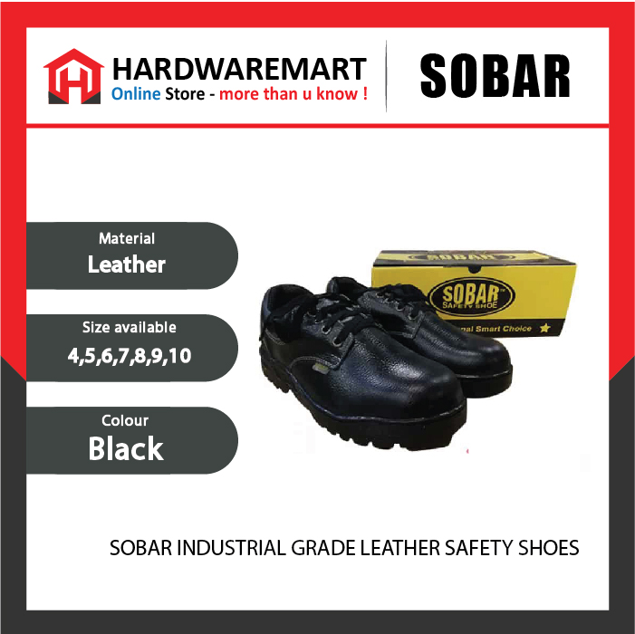 weida-02 SOBAR INDUSTRIAL GRADE LEATHER SAFETY SHOES