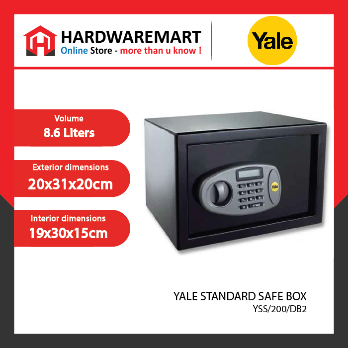 yale-01 YALE YSS/200/DB2 STANDARD SAFE BOX