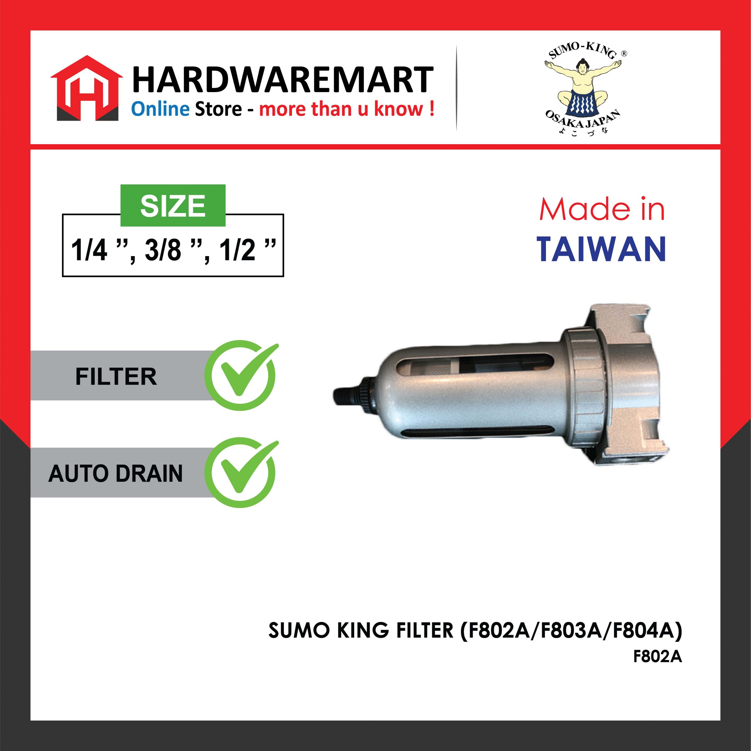 Hardwaremart SUMOKING template-52 SUMO KING FILTER (F802A/F803A/F804A)
