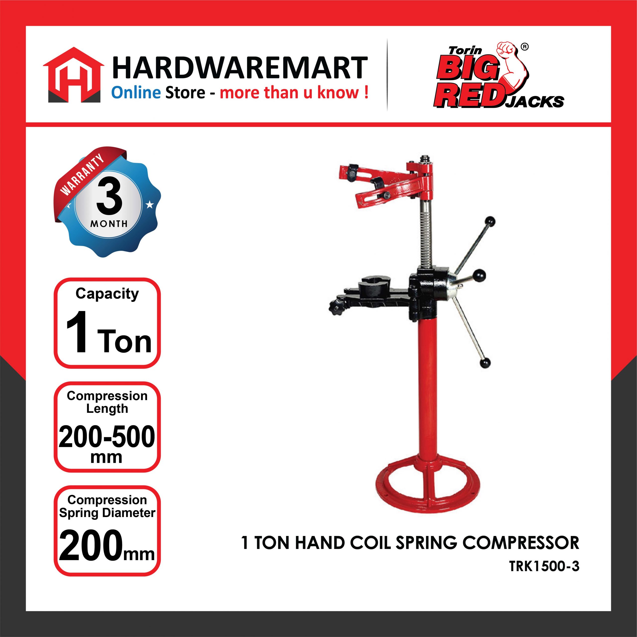 Hardwaremart Bigred template-27 BIGRED 1 TON HAND COIL SPRING COMPRESSOR Garage Automotive Tools Car Vehicle Kereta Kenderaan