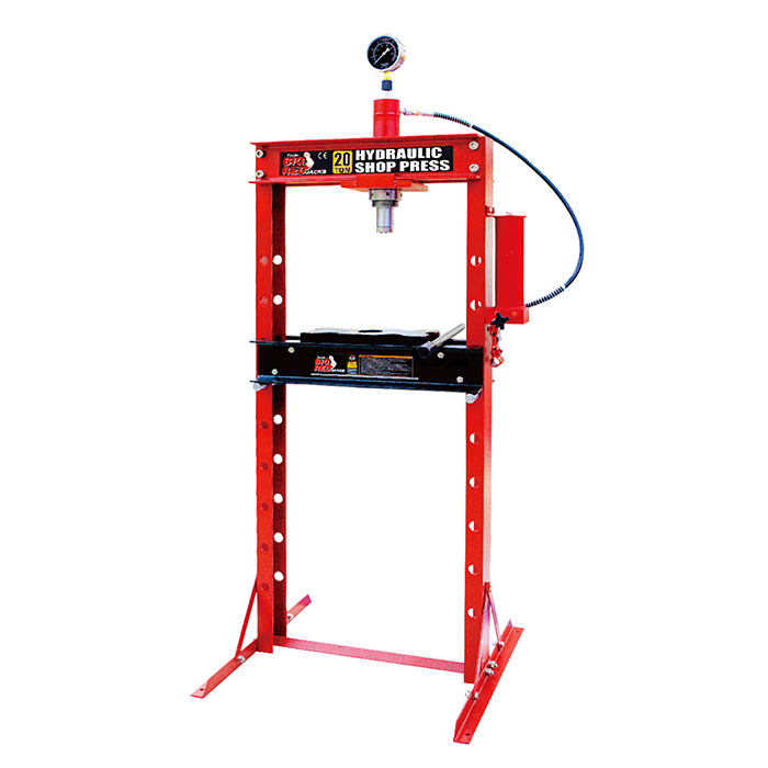 Hardwaremart Bigred template-13 BIGRED 20 TON HYDRAULIC SHOP PRESS WITH GAUGE MANUAL PRESS MACHINE CAR BEARING DISASSEMBLY AUTO REPAIR MEMBAIKI KERETA