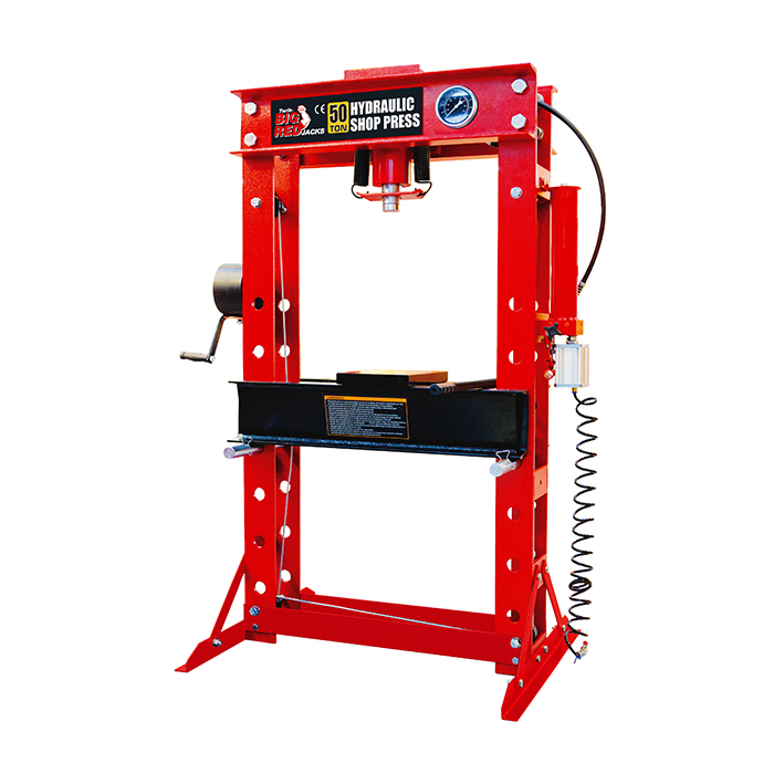 Hardwaremart Bigred template-14 BIGRED 50 TON HYDRAULIC SHOP PRESS WITH GAUGE MANUAL PRESS MACHINE CAR BEARING DISASSEMBLY AUTO REPAIR MEMBAIKI KERETA