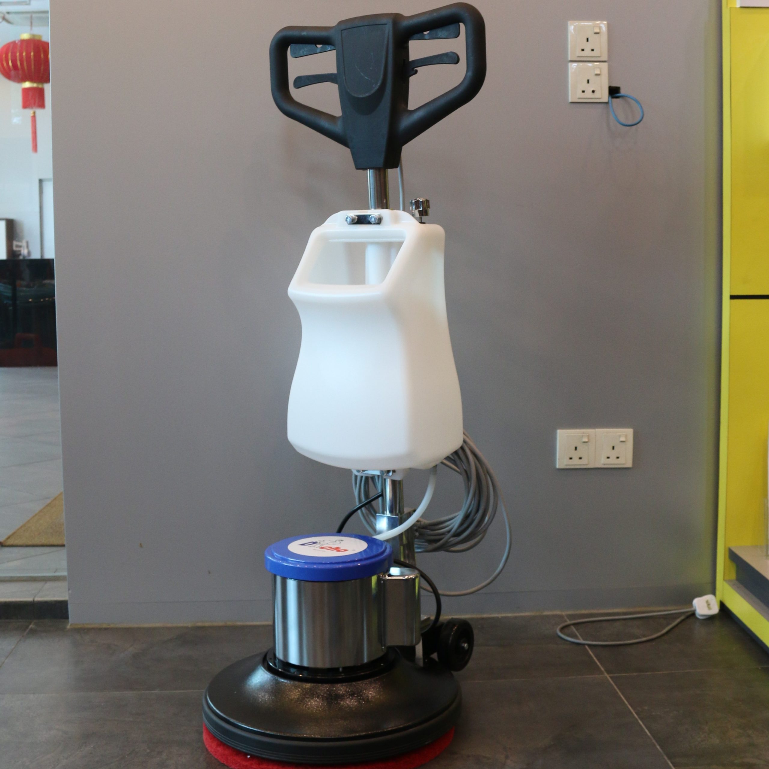 Hardwaremart DACHO templatesa-29 DACHO Heavy Duty FLOOR BURNISHER Multi functional Floor Polisher Floor Brusher 17inch Manual Scrubber (1.5HP/1800W)