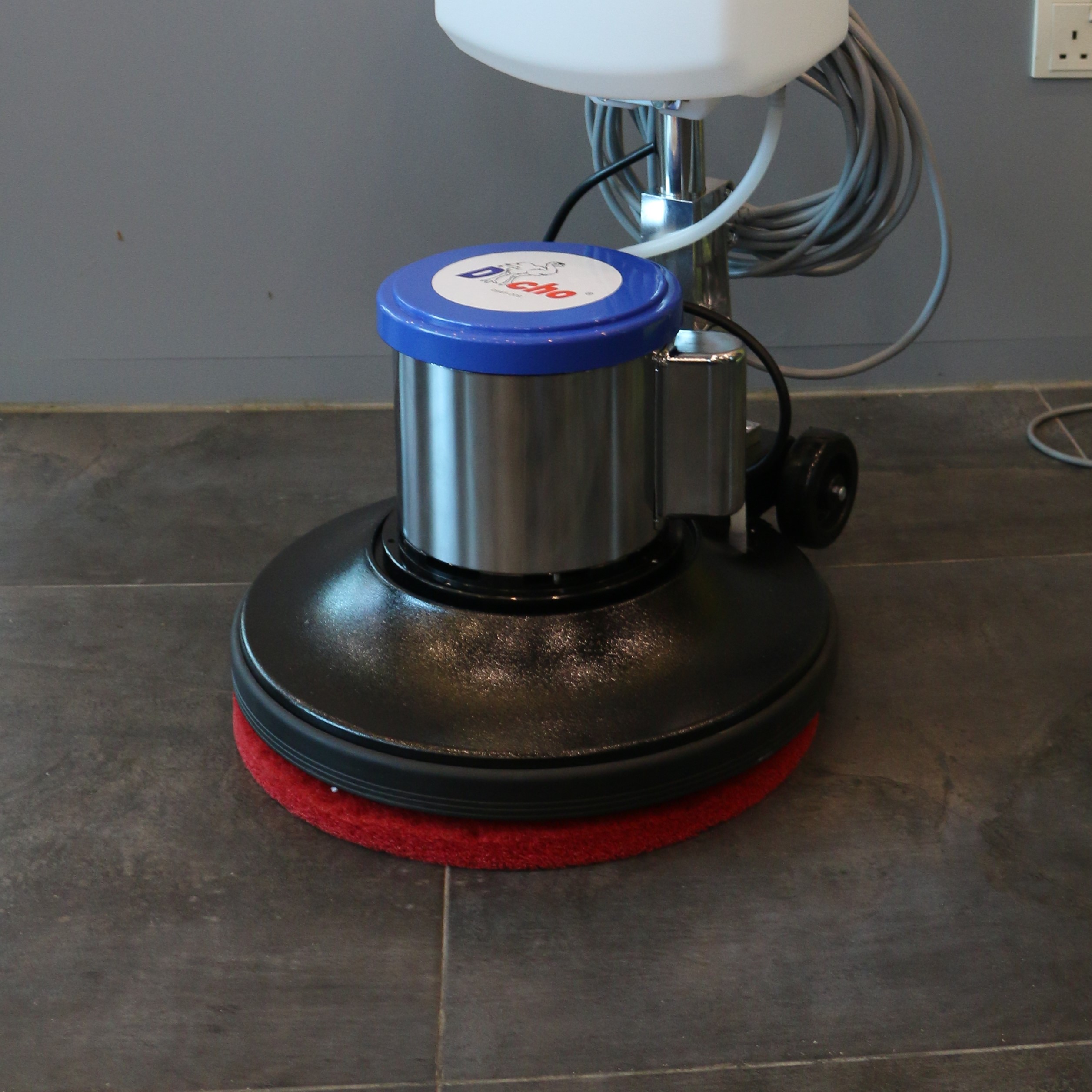 Hardwaremart DACHO templatesa-29 DACHO Heavy Duty FLOOR BURNISHER Multi functional Floor Polisher Floor Brusher 17inch Manual Scrubber (1.5HP/1800W)