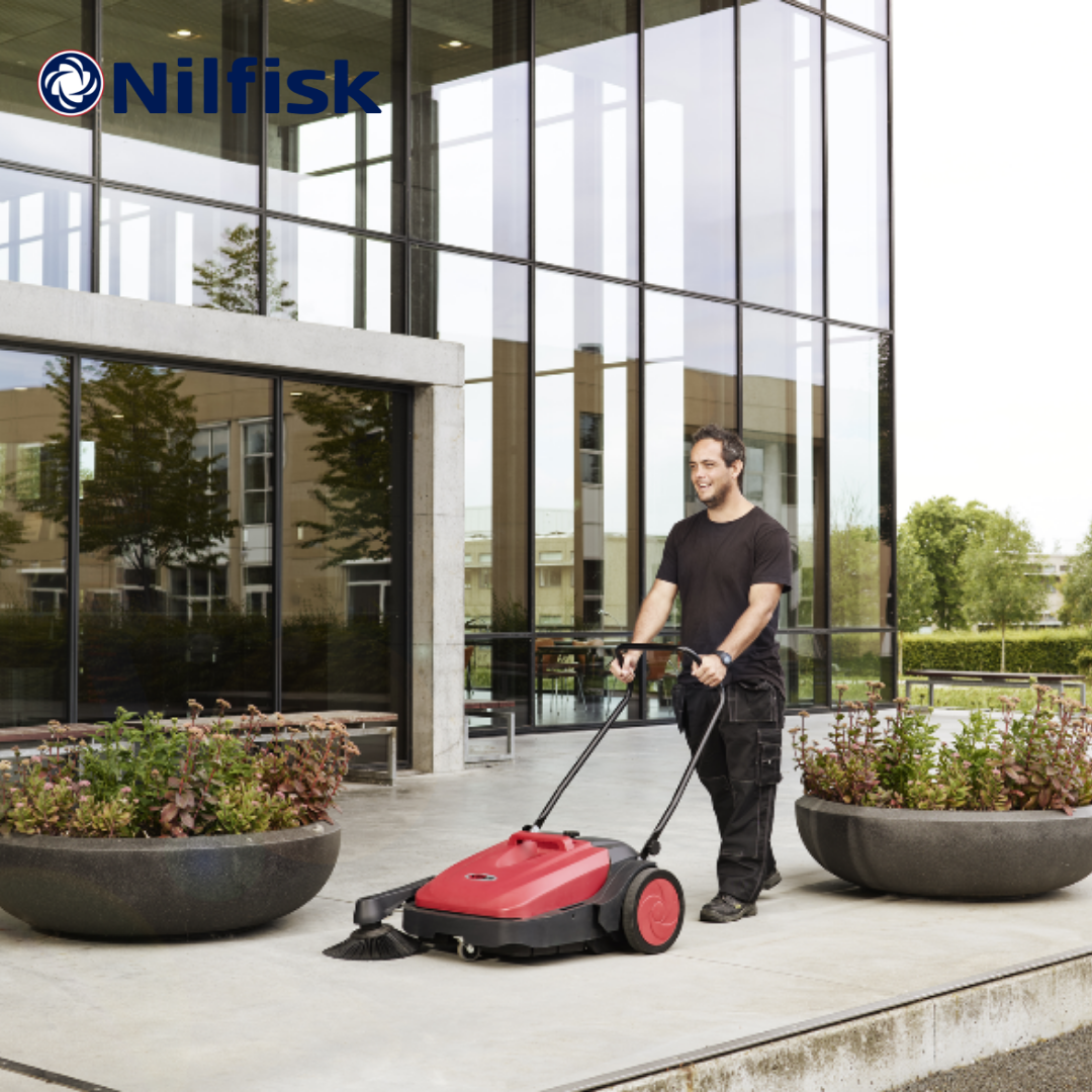 Hardwaremart NIFLISK template-010 VIPER PS480-EU Push Sweeper 230V Dried Leave Industrial Factory Use Broom penyapu tolak 50000492