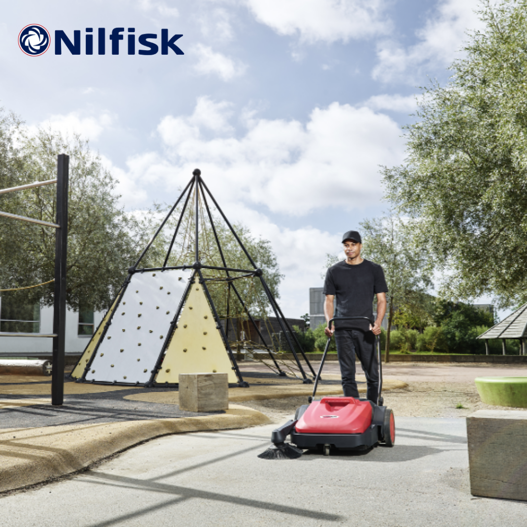 Hardwaremart NIFLISK template-010 VIPER PS480-EU Push Sweeper 230V Dried Leave Industrial Factory Use Broom penyapu tolak 50000492