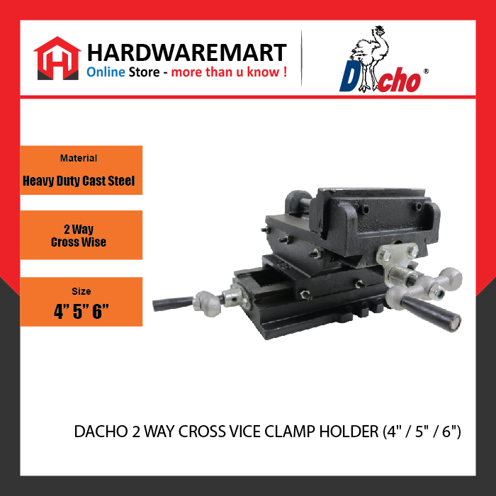 cross wise-01 DACHO 2 WAY CROSS VICE CLAMP HOLDER (4" / 5" / 6")