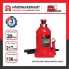 Hardwaremart Bigred template-41 BIGRED 20 TON Low Profile Hydraulic Bottle Jack Lifting Stand Emergency Vehicle Tool/Jek Hidraulik 千斤顶