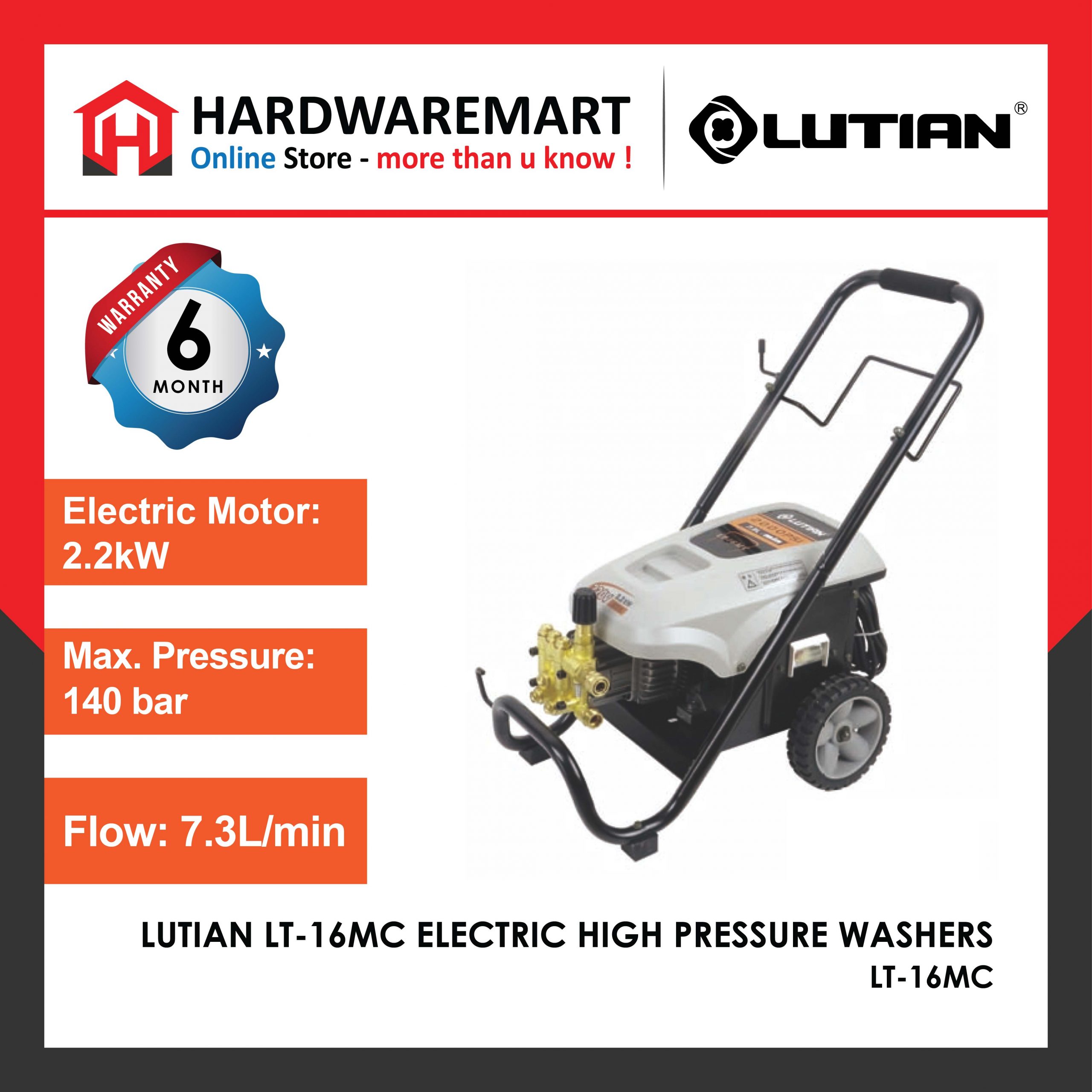 Hardwaremart LAUNTOP & LUTIAN template-71 LUTIAN LT20CX-168F-1 GASOLINE WATER PUMPS (6.5HP)