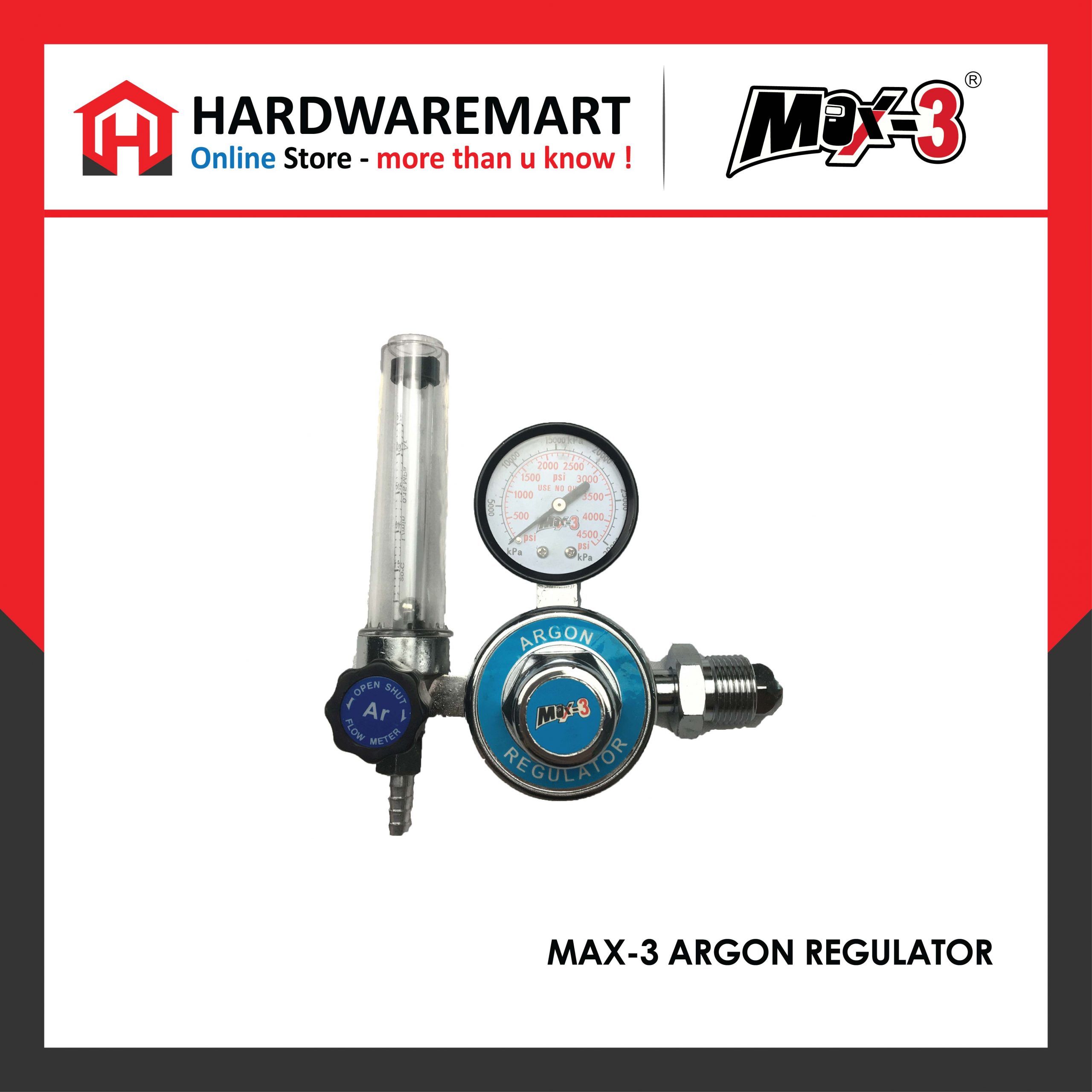 Hardwaremart MAX3 template-44 ”MAX-3” ARGON REGULATOR