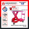 Hardwaremart_X5_template_(NEW)-51_1652199974.jpg X5 1000KGS Hydraulic Table Truck Lift Trolley Lifting Cart with Foot Pedal Repair car meja mengangkat kereta