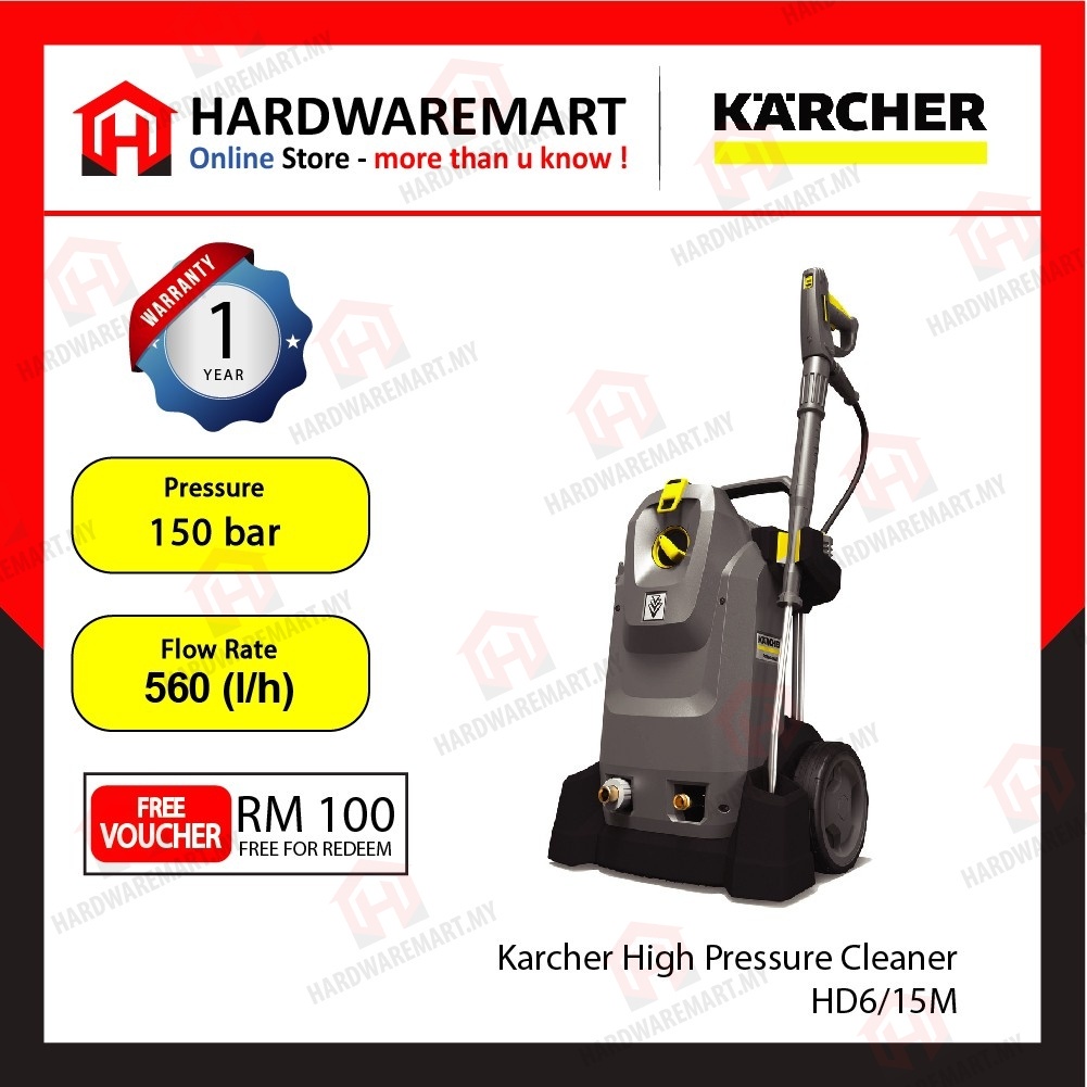 650a9863642f3_1695193187.jpg Karcher HD6/15M Commercial Pressure Cleaner (3100W/190Bar/230V)