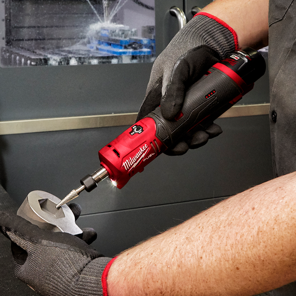 65699d869fb2f_1701420422.jpg Milwaukee M12 FDGS Fuel Straight Die Grinder / Brushless Motor / Most Compact