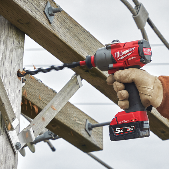 65699da19fcd7_1701420449.jpg Milwaukee M18 5.0AH Battery RED LITHIUM ION ( M18B5 )