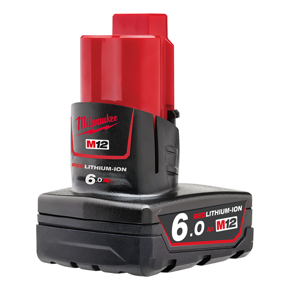 65699db03e64c_1701420464.jpg Milwaukee M12 6.0AH Battery RED LITHIUM ION ( M12B6 )