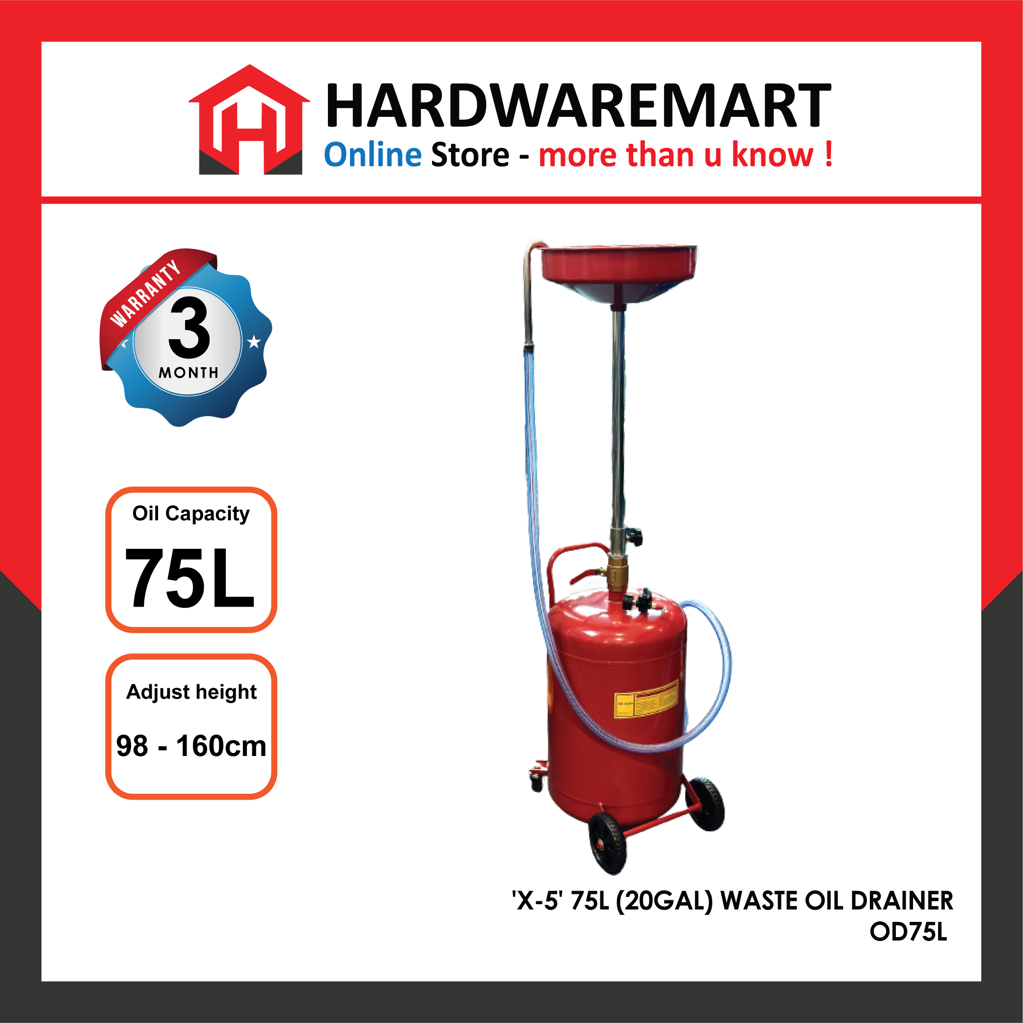 Hardwaremart_X5_template_66_1700884493.png X5 75L OIL DRAINER
