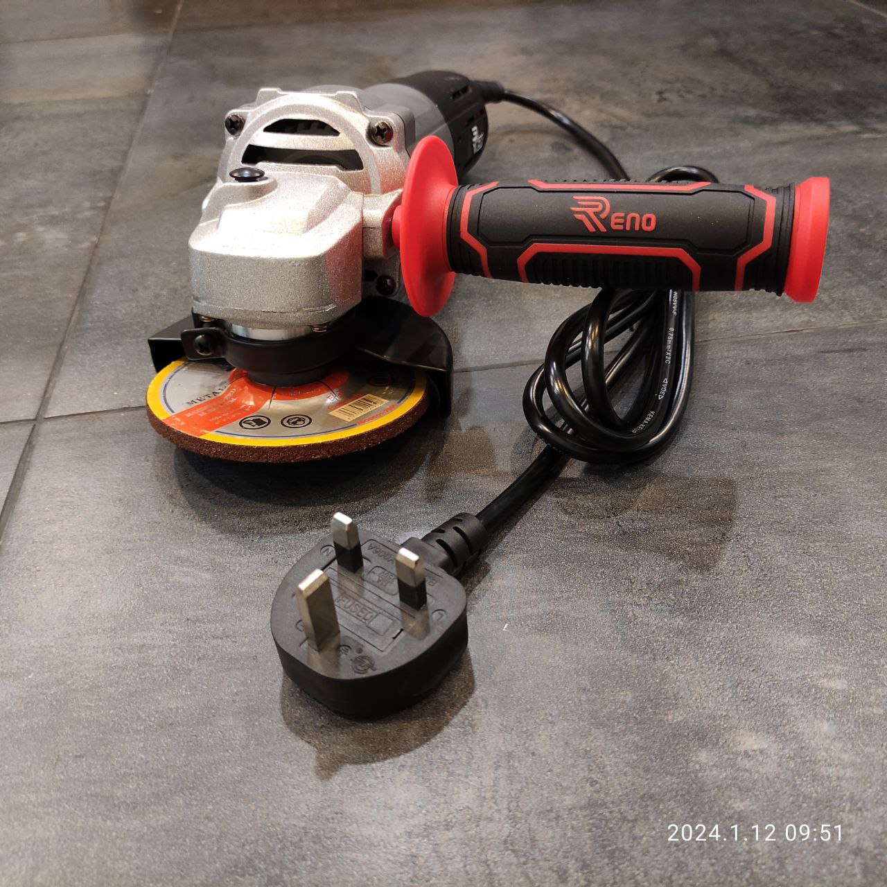 Hardwaremart_RENO_template_09_1704985080.png RENO 4" Multipurpose Angle Grinder Cutting Polisher Mesin pengisar pemotong sudut RN6028 950W 11000RPM